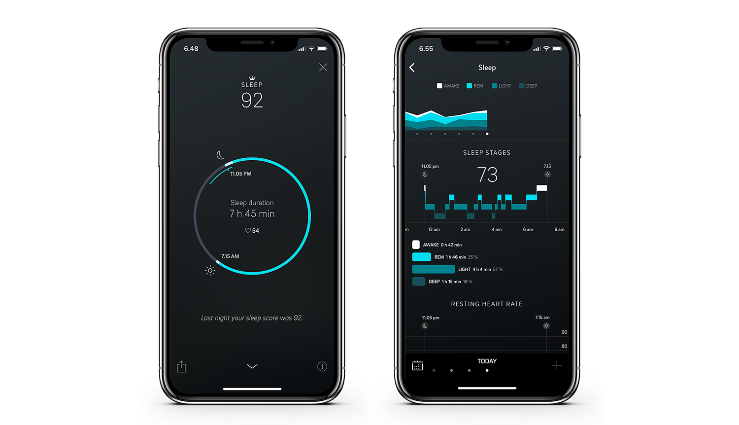 suivi sommeil oura ring application